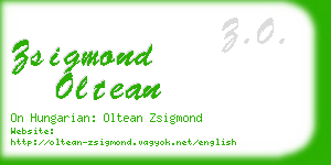 zsigmond oltean business card